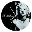 Marilyn Monroe Glass Wall Clock